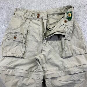 Cabela's Convertible Cargo Pants Mens Size 34 Regular Hiking Outdoor Vintage